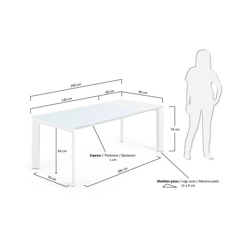 Mesa extensível Axis