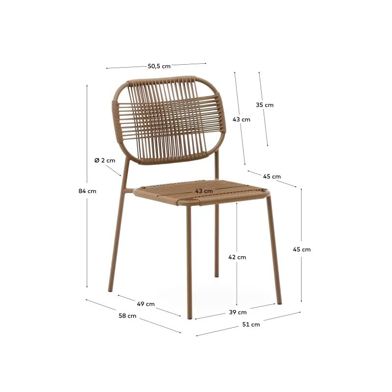 Cadeira exterior Talaier