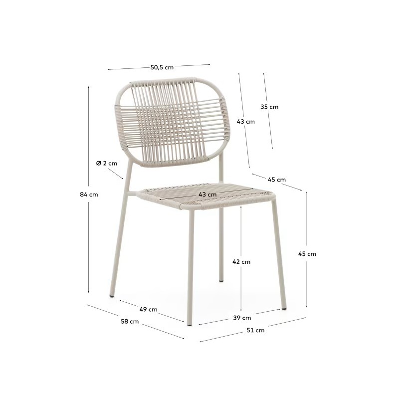 Cadeira exterior Talaier